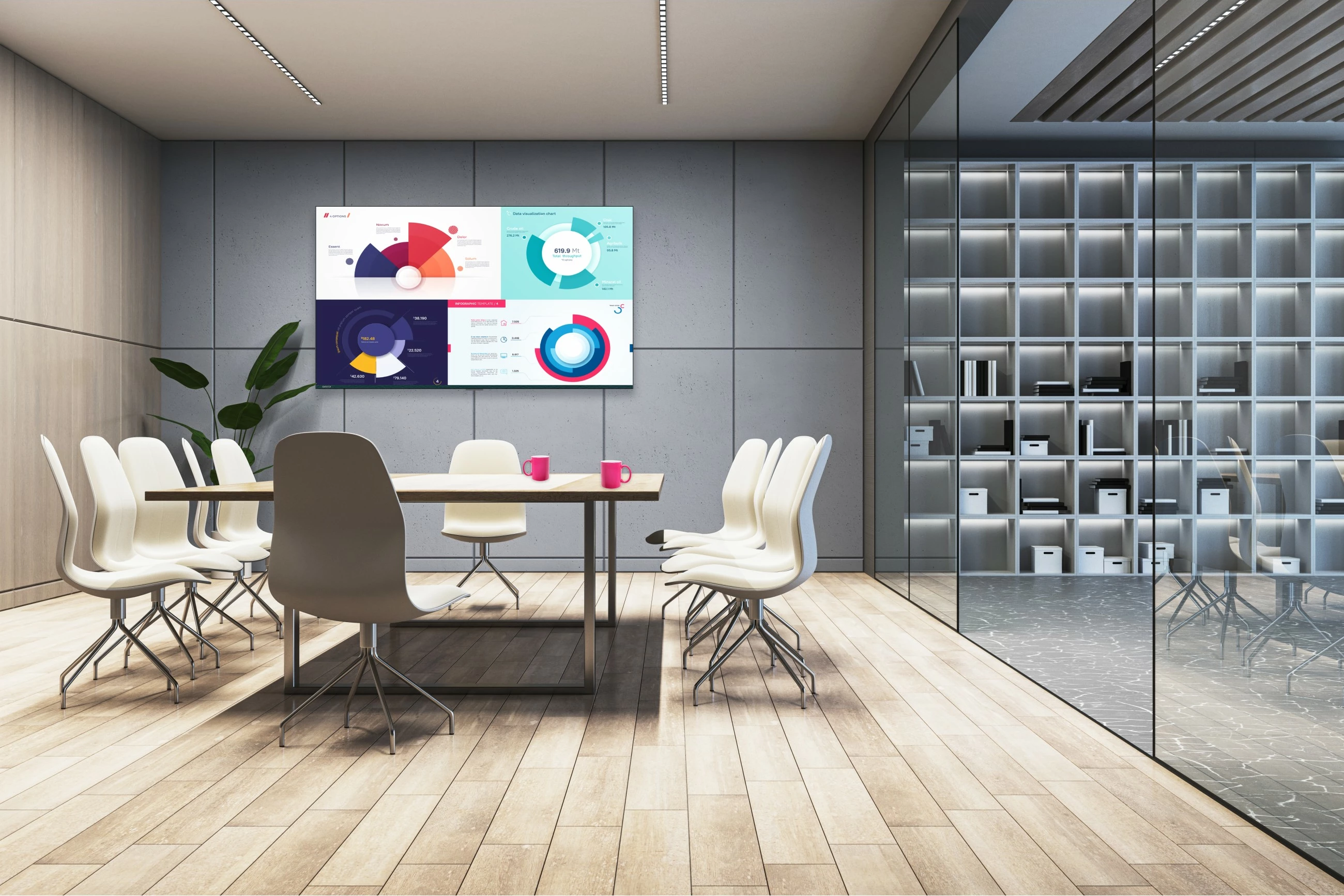 Ekran i madh AVOCOR K Serie AVK-7510, 75 inç, 4K Ultra HD, Android, 32GB