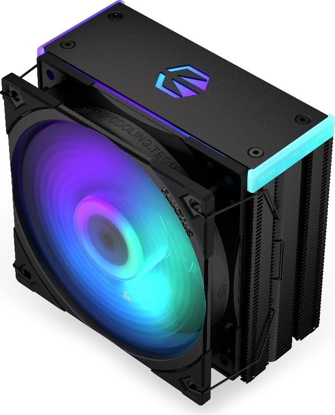 Ftohës procesori Endorfy Fera 5 Black ARGB, EY3A012, me ndriçim ARGB, 12 cm, i zi