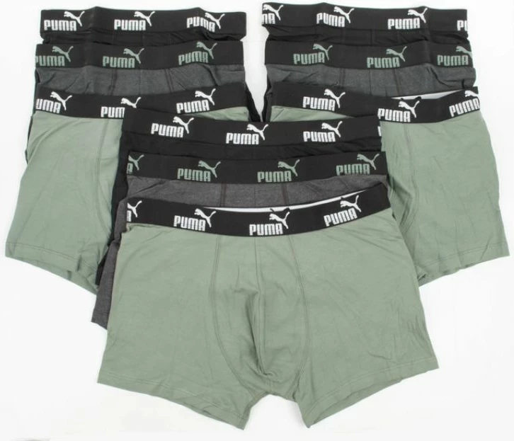 Të brendshme boxer Puma për meshkuj, gri [Madhësia: M]