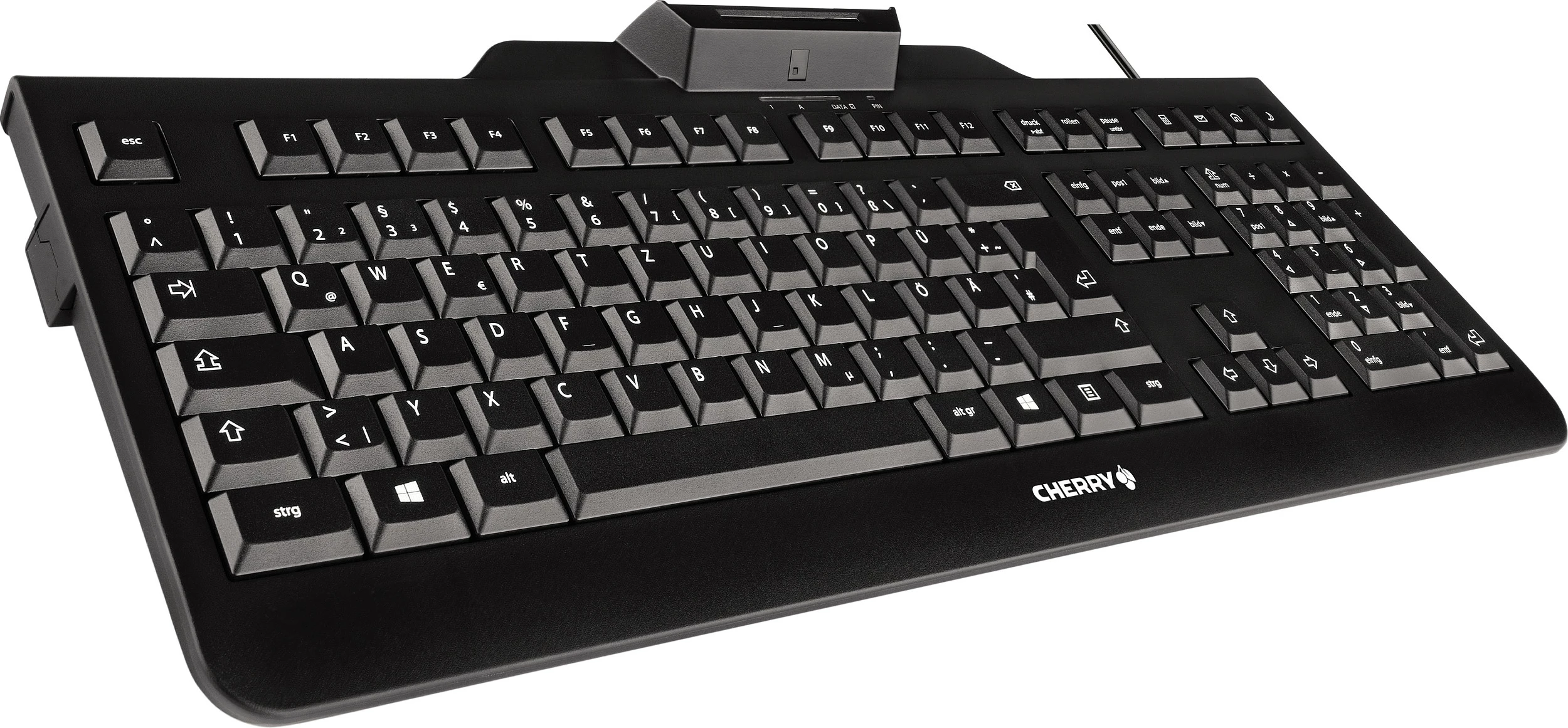 Tastierë Cherry KC 1000 SC, mekanike, USB, lexues smart card, e zezë