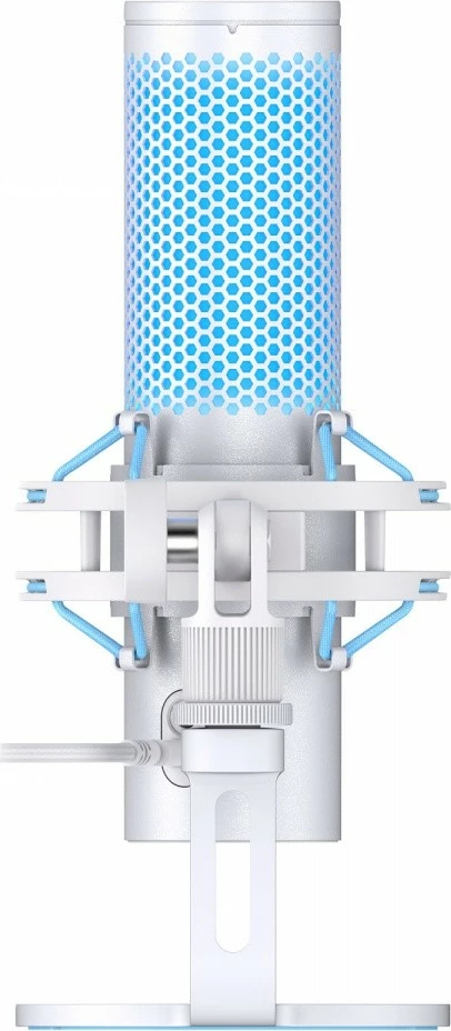Mikrofon USB HyperX QuadCast 2 AN1D9AA, 24-bit/96 kHz, 4 polar pattern, USB-C, Frost (i bardhë)