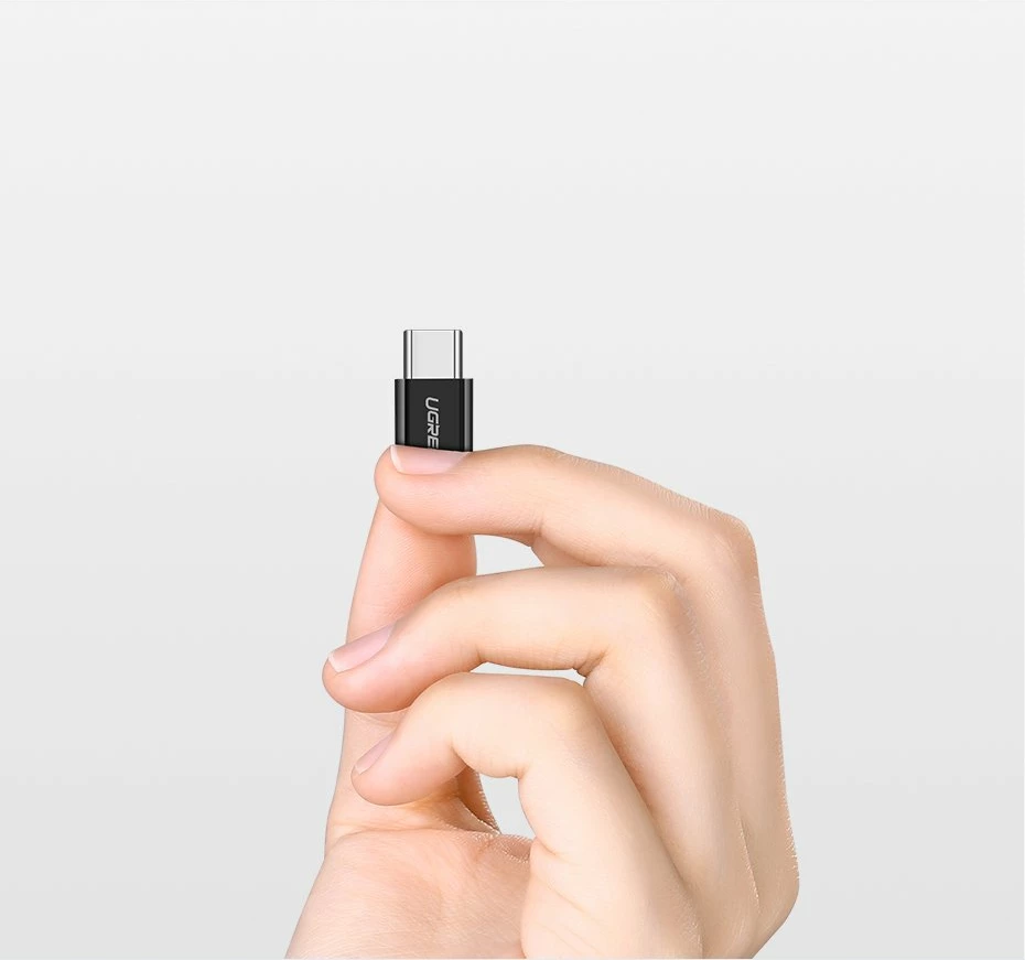 Adapter Ugreen micro USB në USB Type-C, i zi