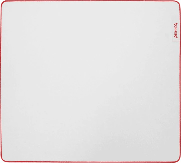 Mauspad Monka Zowa G62 WH L, 450x400mm, 3.5mm, i bardhë (skaj i kuq)