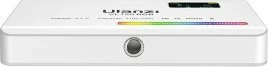 Llambë LED Ulanzi VL120 RGB/WB 2500-9000K, 5000mAh, set me difuzor silikoni + adapter cold shoe + kabllo USB-C, e bardhë