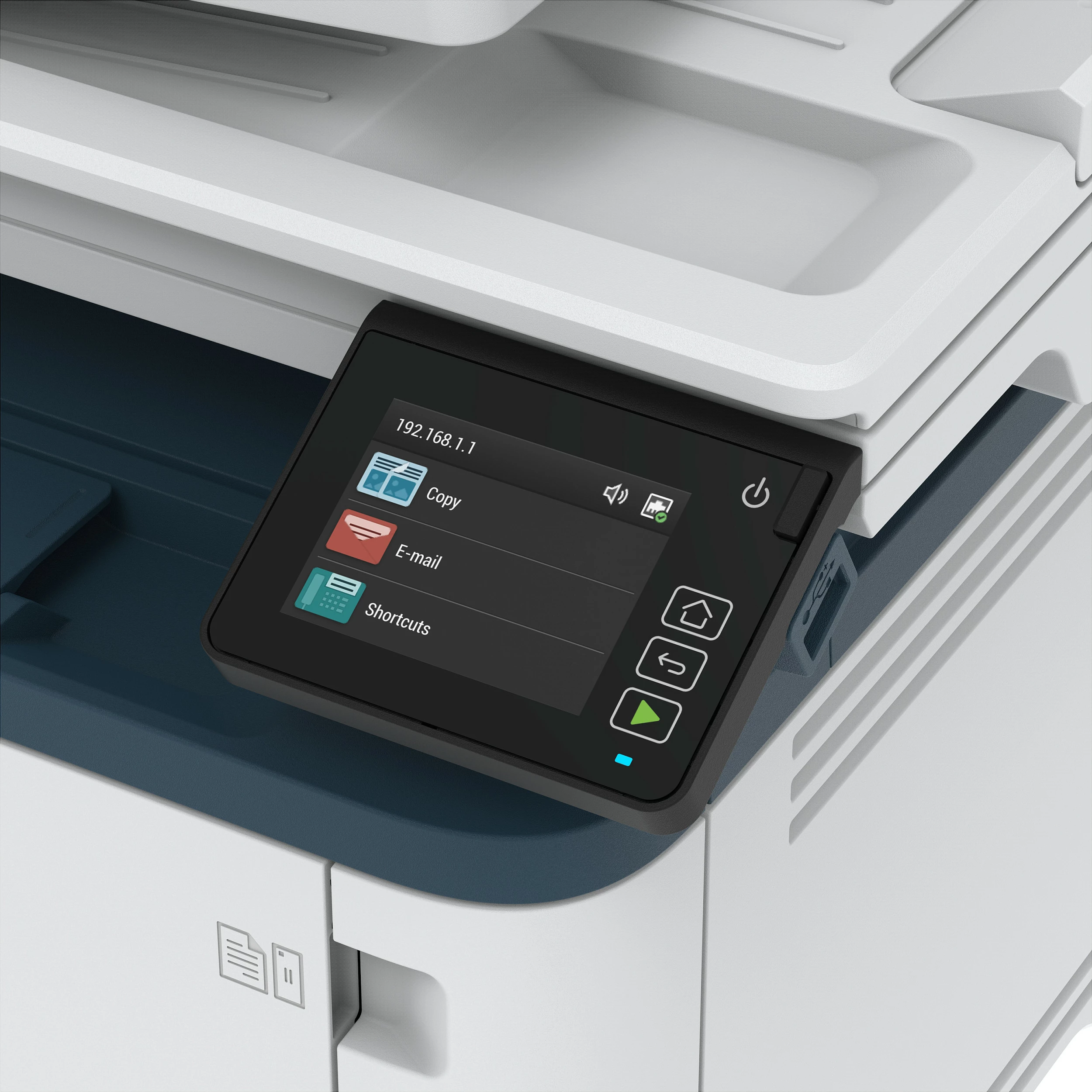 Printer multifunksional Xerox B315, laser, mono, wireless, duplex, 2 kaseta, 350 fletë, A4, blu/bardhë