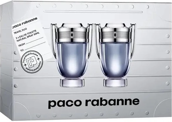 Eau de Toilette për meshkuj Paco Rabanne Invictus 2x50ml