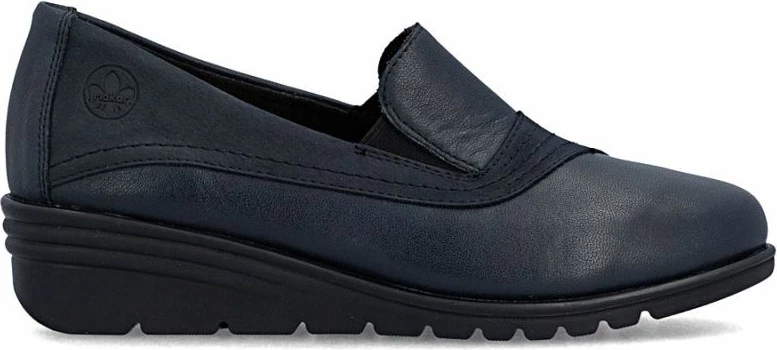 Këpucë me take për femra Rieker, navy blue