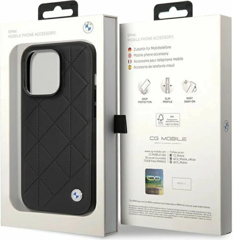 Kapak telefoni BMW BMHCP14L22RQDK iPhone 14 Pro, i zi