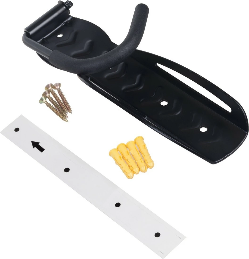 Mbajtëse muri për biçikletë Maclean MC-432, çelik, e zezë