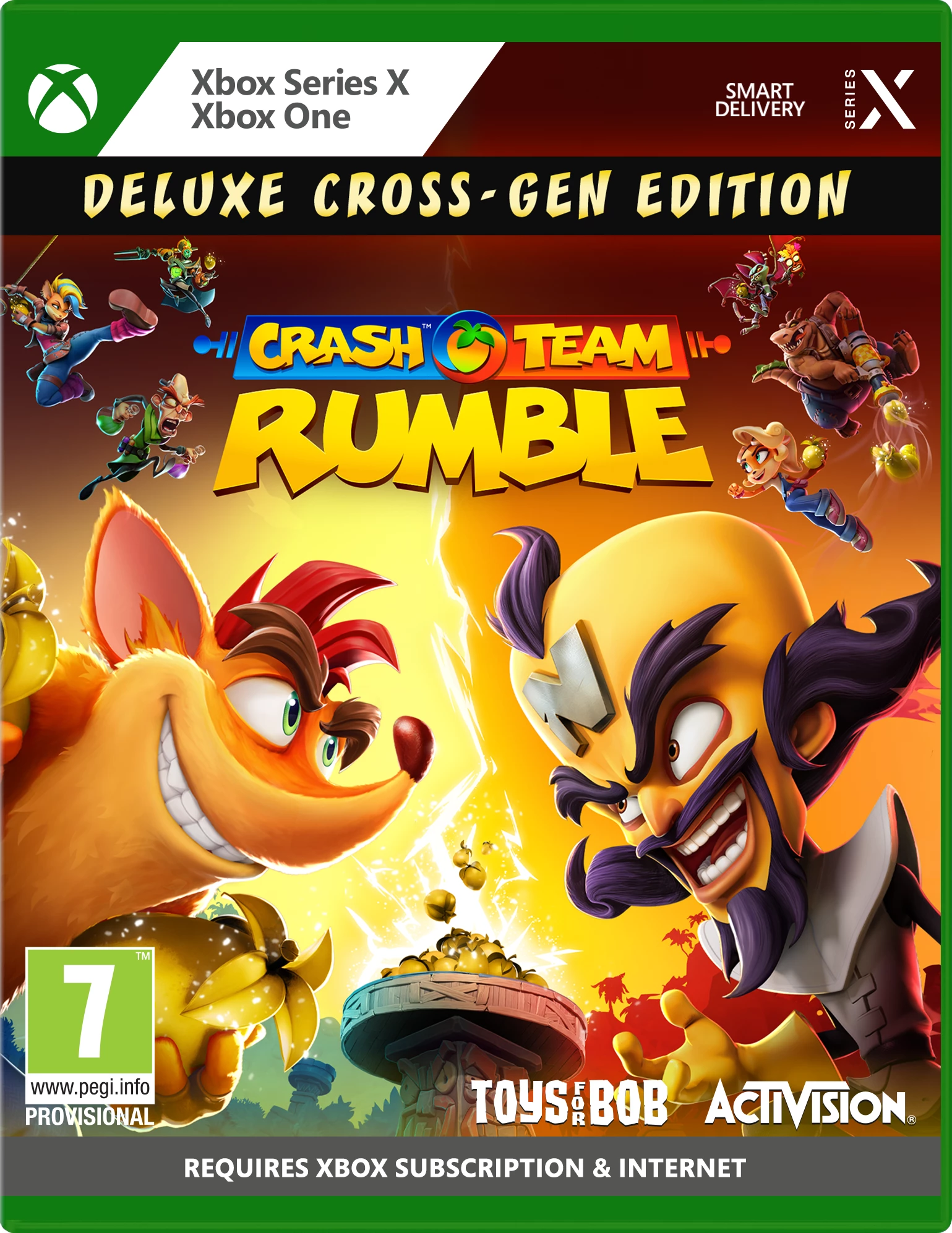 Lojë për Xbox Activision Blizzard Crash Team Rumble Deluxe Edition (Xbox Series X|S & Xbox One), me Digital Protocol Pack