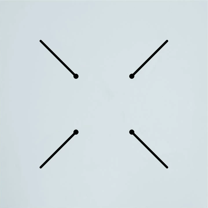 Sipërfaqe tavoline HPL, ngjyrë fildishi, 70x70cm, 12mm trashësi