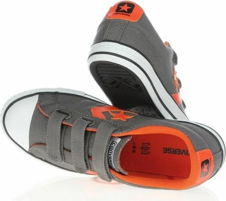 Atlete për fëmijë Converse, gri/portokalli