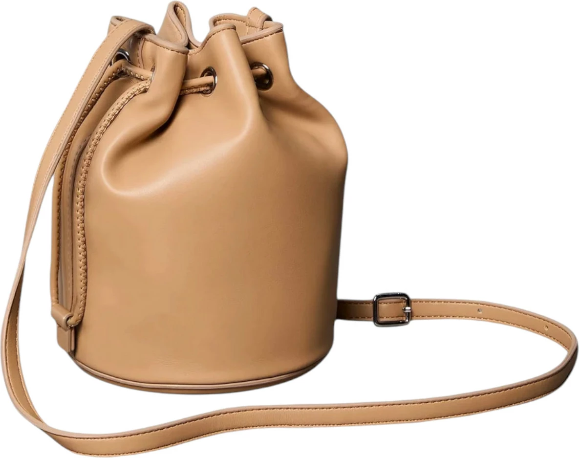 Çantë bucket për femra Calvin Klein LV04F3640G, bezhë