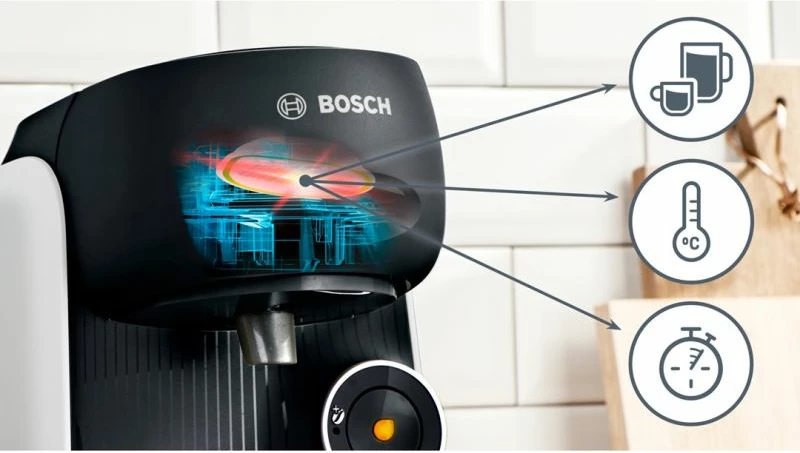 Aparat kapsulash për kafe BOSCH TAS164E, i zi