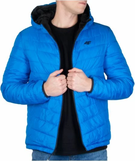 Jakne për meshkuj 4F, të zeza dhe blu