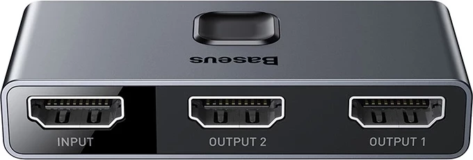 Splitter HDMI Baseus Matrix CAHUB-BC0G, 2x1/1x2, 4K, Gri