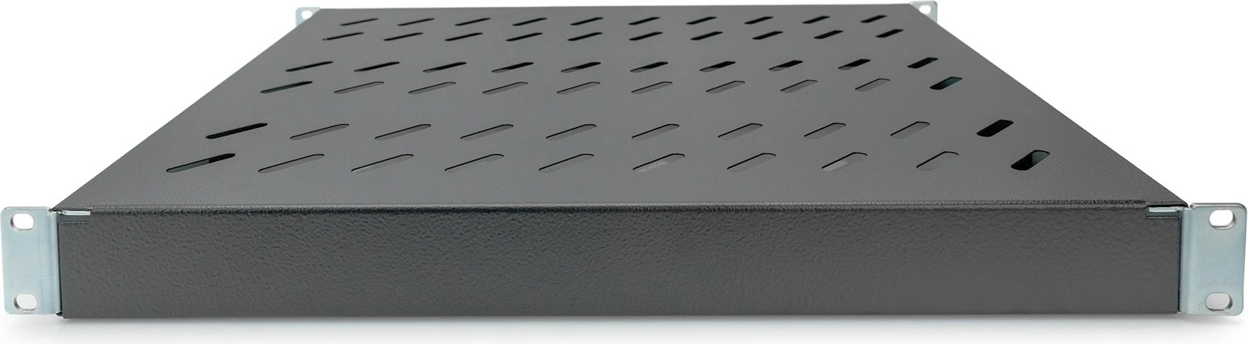 Raft kabineti Digitus 1U 44x482x350-500mm, deri 50kg, zi