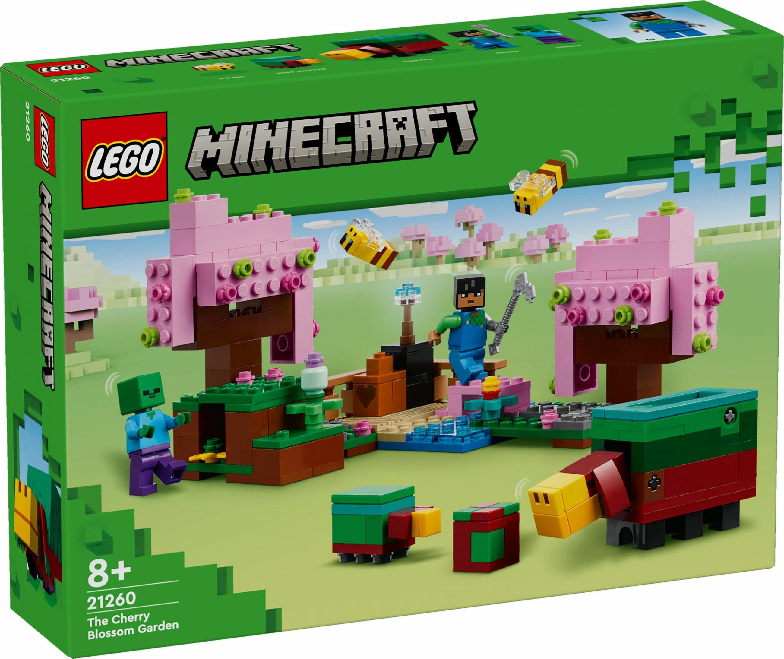 Set ndërtimi LEGO Minecraft 21260, 304 pjesë, multikolor