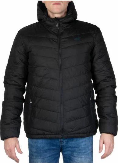 Jakne për meshkuj 4f, ngjyrë e zezë dhe jeshile