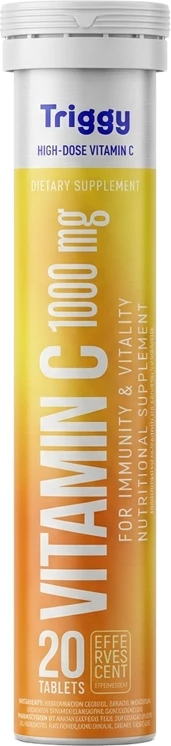 Vitamina C 1000mg – Vitamina C për Imunitet të Fortë (20 tableta eferveshente)