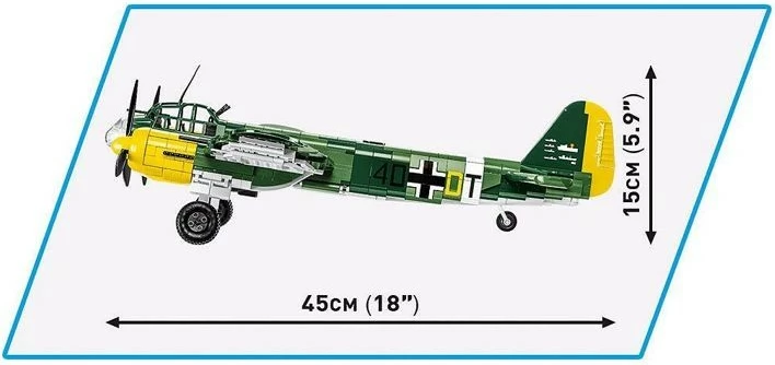 Set ndërtimi Cobi Klocki Junkers JU-88, 1160 pjesë, plastikë, Historical Collection