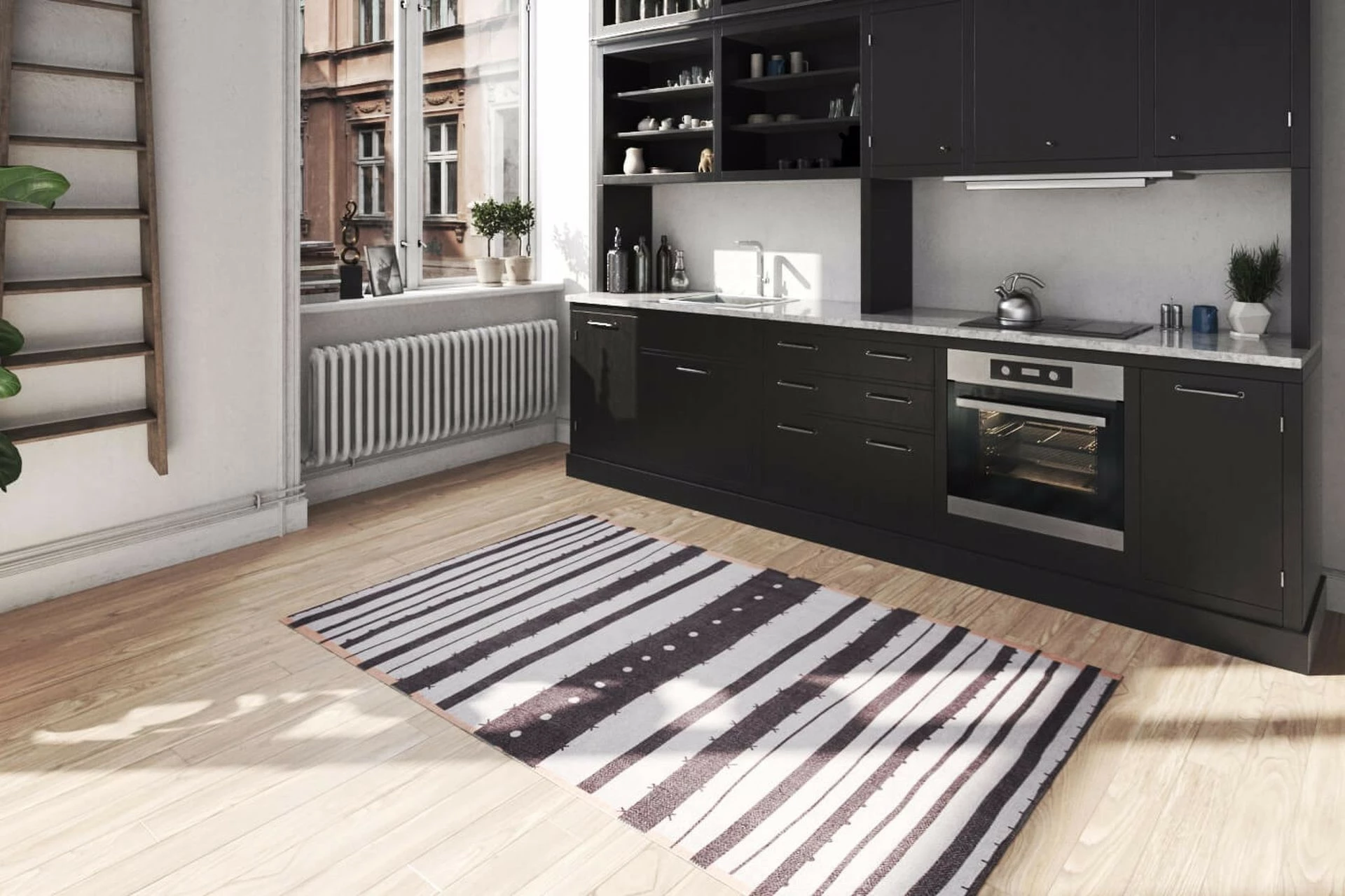 Qilim (210 x 310) Conceptum Hypnose, Funk Chenille, gri AL 173 t