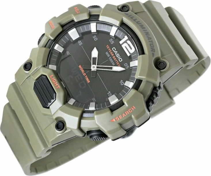 Orë dore për meshkuj CASIO, e zezë