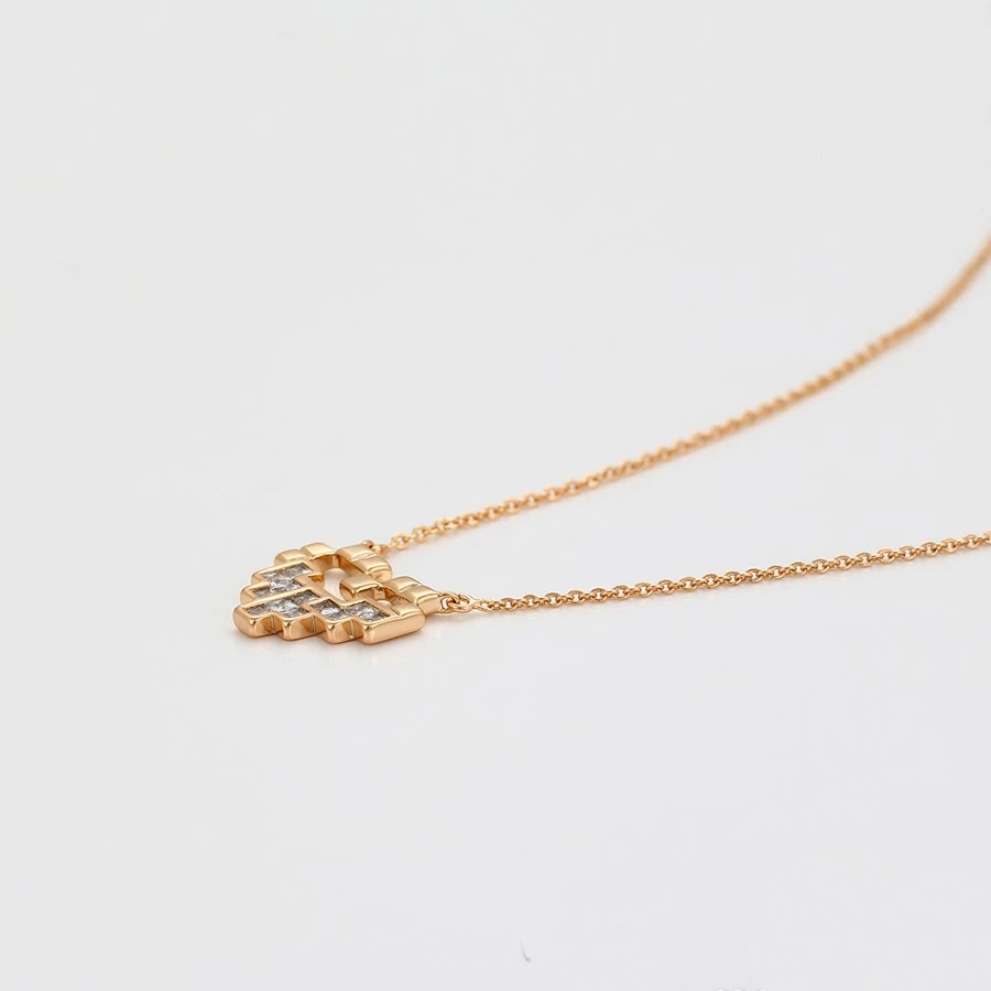Qafore me varëse elegante e praruar në ar, 18K QA13