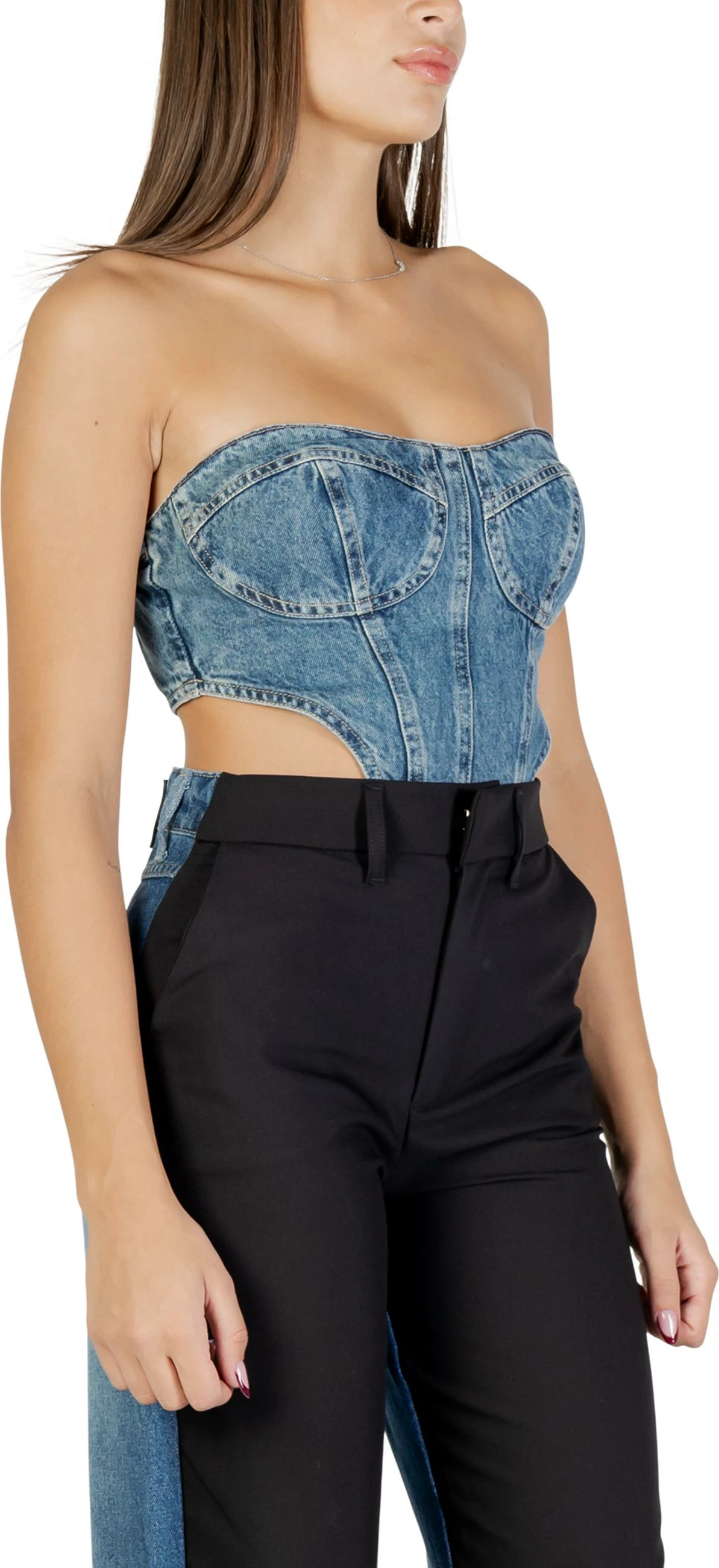 Top bustier për femra Colcci 046.11.00083, denim [Madhësia: M]