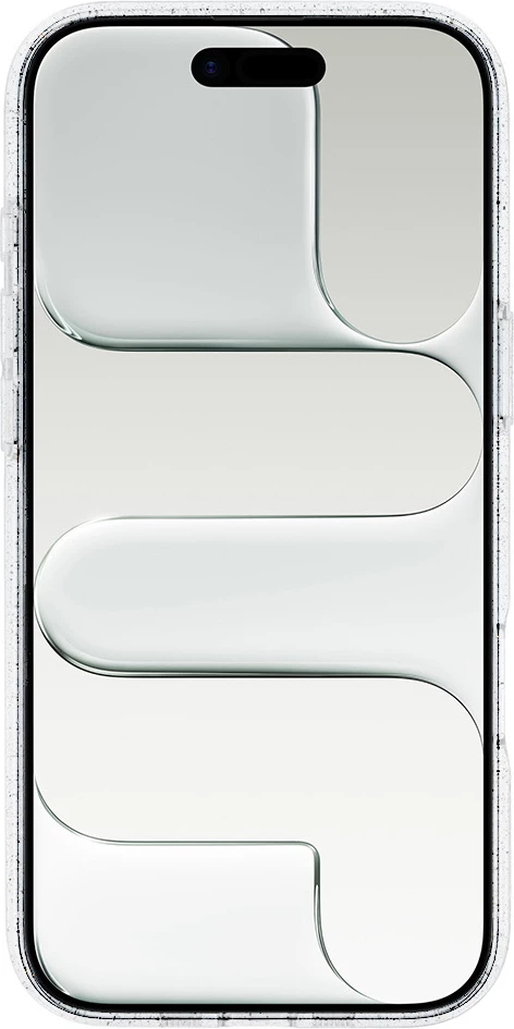 Mbështjellës ONASI 23904 MagSafe silikon për iPhone 17 Air, transparent me glitter