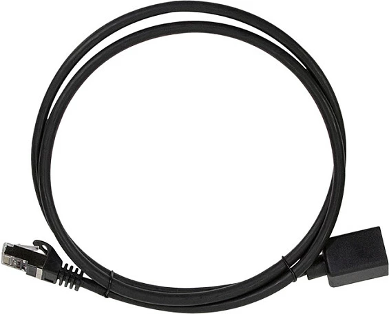 Kabllo rrjeti LogiLink Cat.6A Premium Patch Extension, 3 m, e zezë
