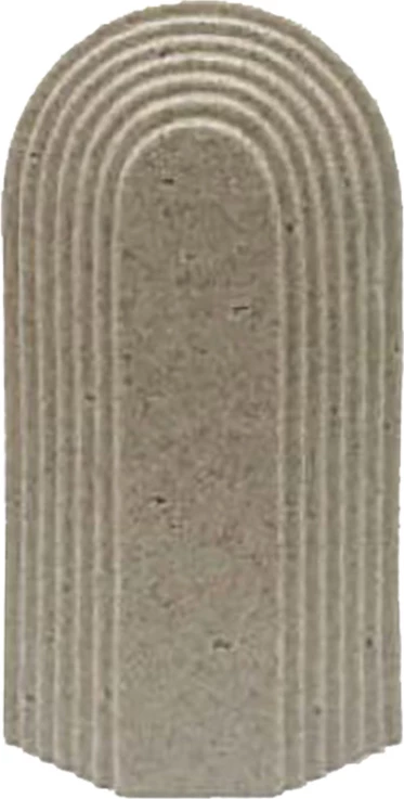 Dekor Penn, polirezine, bezhë, 12x6x22cm