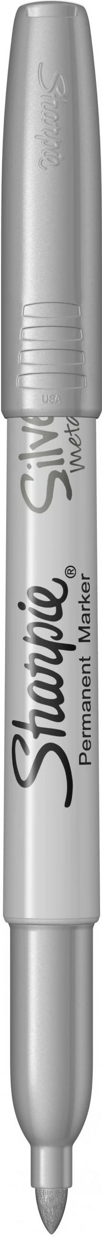 Marker Sharpie 1891063, majë e rrumbullakët, fine 1.4 mm, argjendtë