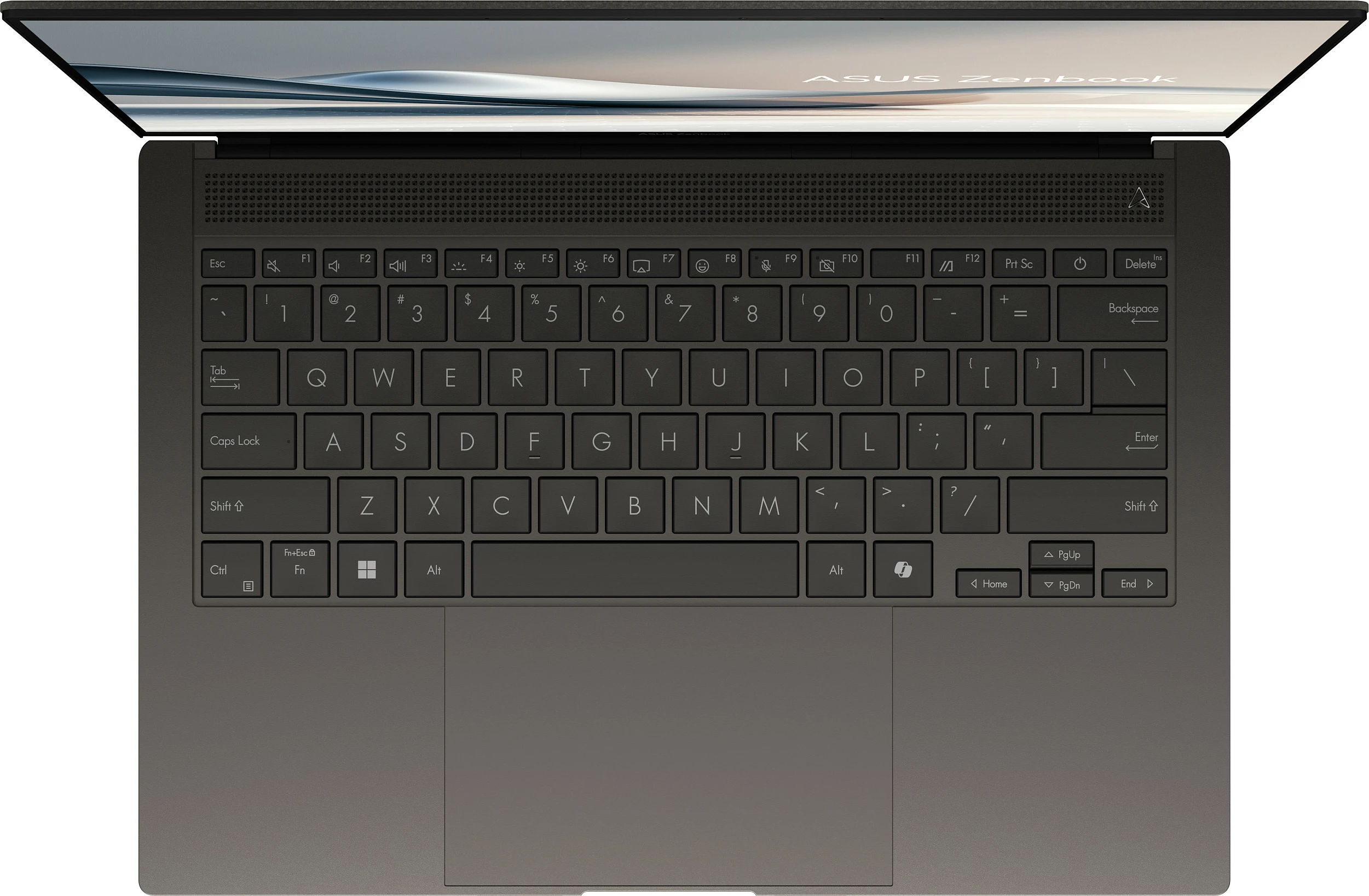 Laptop ASUS Zenbook S 14 UX5406SA-PV530W, Core Ultra 7 258V, 32GB RAM Memorje, 1TB SSD, Windows 11 Home, gri e errët