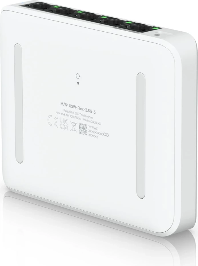 Switch Ubiquiti UniFi Flex Mini 2.5G, i menaxhuar, Desktop, Bardhë