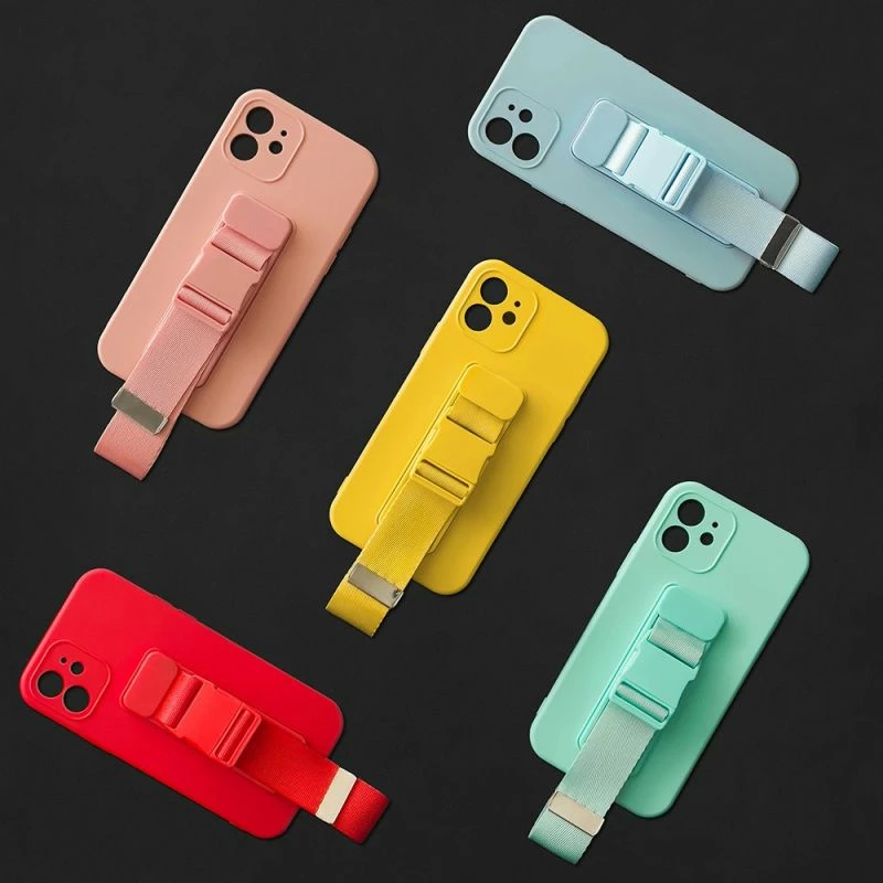 Kapak telefoni me litar Hurtel për iPhone 12, kaltër [Ngjyra: Kaltër]