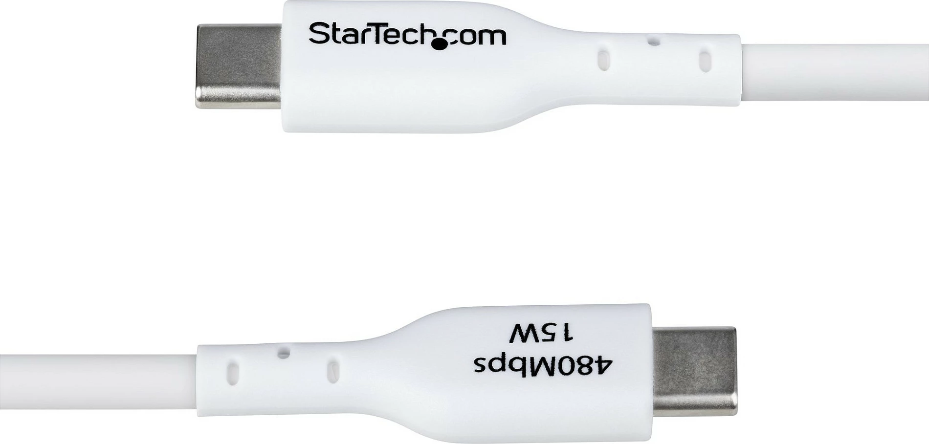 Kabllo USB-A në USB-C StarTech 3m, 3A, USB 2.0, e bardhë