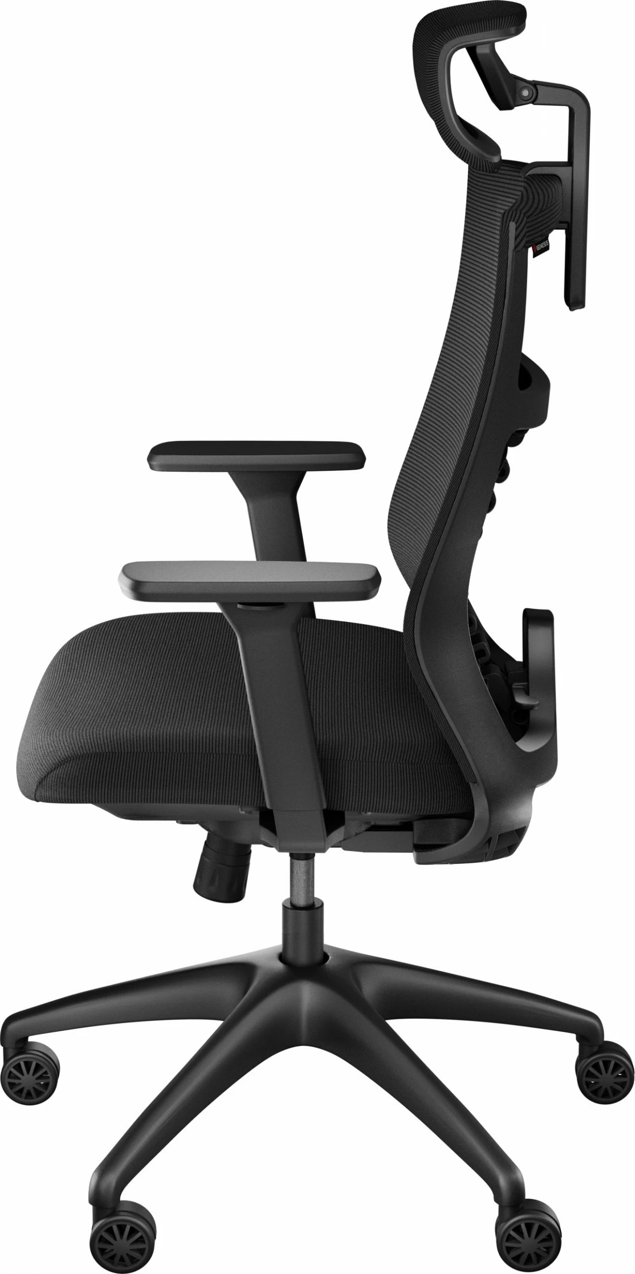 Karrige gaming GENESIS Astat 200 G2 NFG-1943, 120 kg, rrjetë/stoff, e zezë