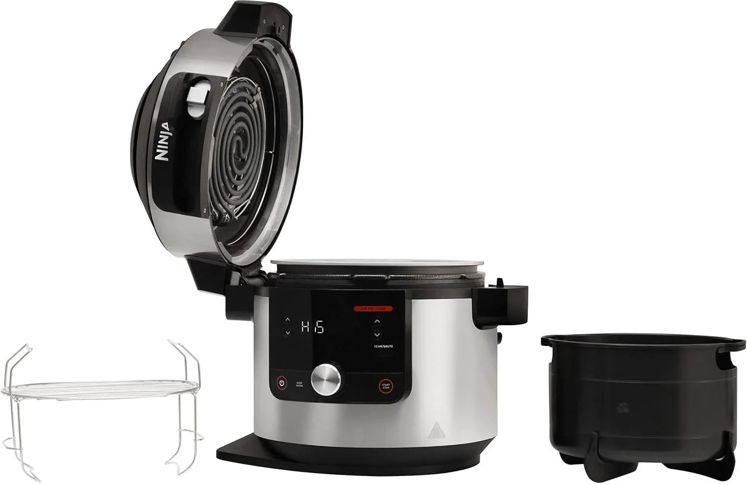 tenxhere multifunksionale Ninja Foodi MAX OL650EU 12-në-1 7.5L 1760W, çelik inox 5