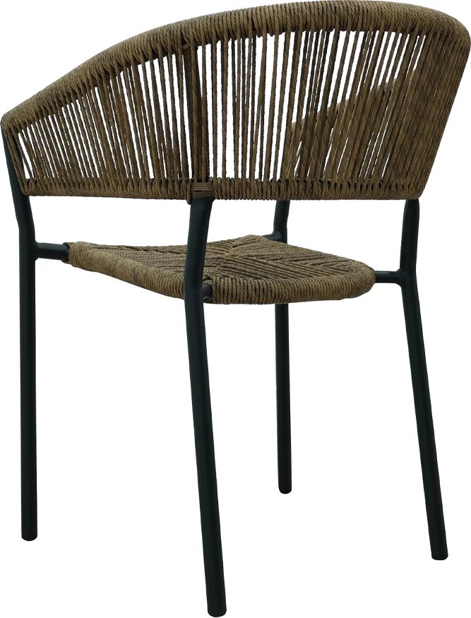 Karrige Breeze, ngjyrë e zezë dhe arre, 56x60x78 cm