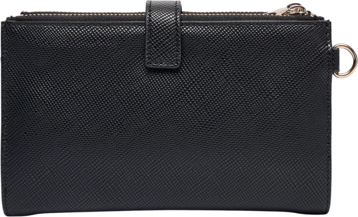 Portofol për femra Guess Laurel II SLG DBL ZIP ORGNZR SWZG74 59157, i zi