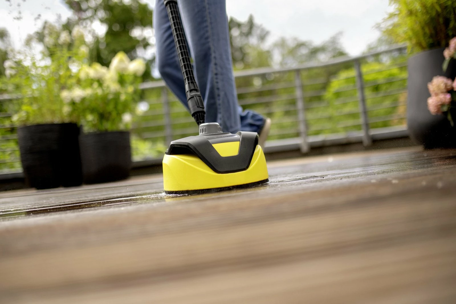 Lavarëse me presion Karcher K 4 Comfort Premium Home 1.324-753.0, 130 bar, 1800 W, 420 l/h, zorrë 8 m, Home Kit, e verdhë/zezë
