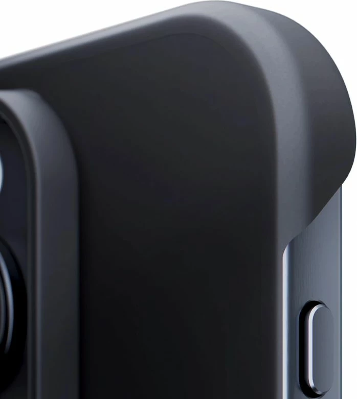Kutí telefoni 3mk Just20g Matt për iPhone 15 Pro, e zezë