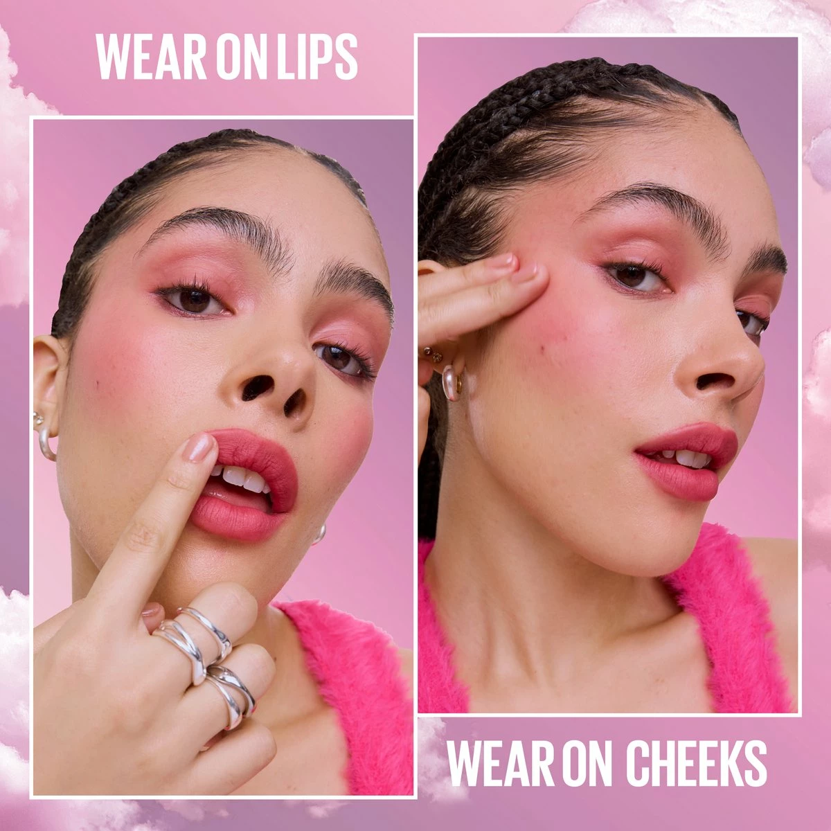 Cheek & Lip Mousse Maybelline Cloudtopia, 07 Moonlit Rose