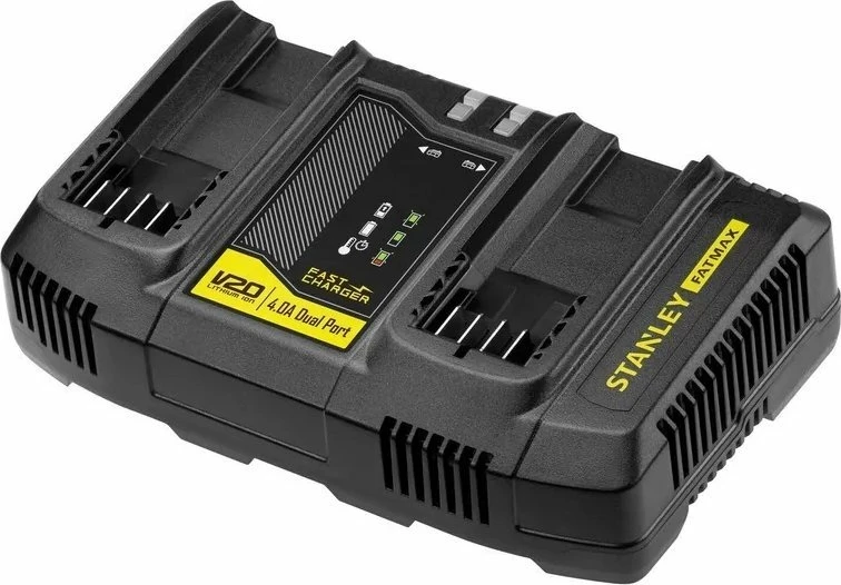 Karikues baterish Stanley FATMAX V20 SFMCB24, 20V, dual port, e zezë/verdhë