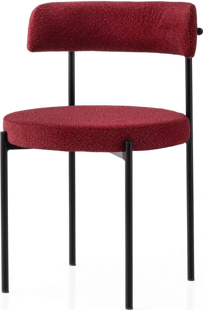 Set karrigesh (2 copë), Hanah Home, Gını - 4009 V2, e zezë dhe e kuqe