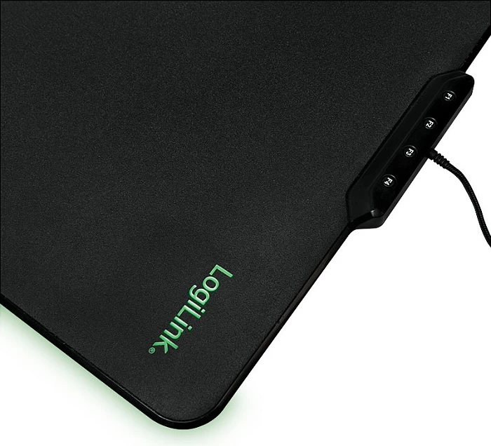 Mauspad Gaming LogiLink RGB, 36x26cm, USB-A, i zi