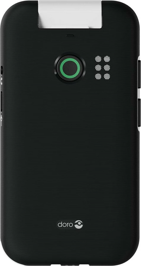 Celular Doro Leva E22, me kapak, 2.8", Single SIM, 1150 mAh, zi/bardhë