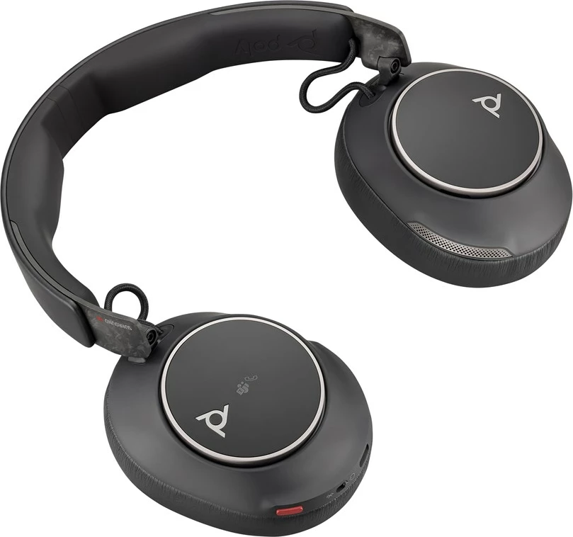 Kufje POLY Voyager Surround 80 UC, Microsoft Teams Certified, wireless, USB-C/A, e zezë