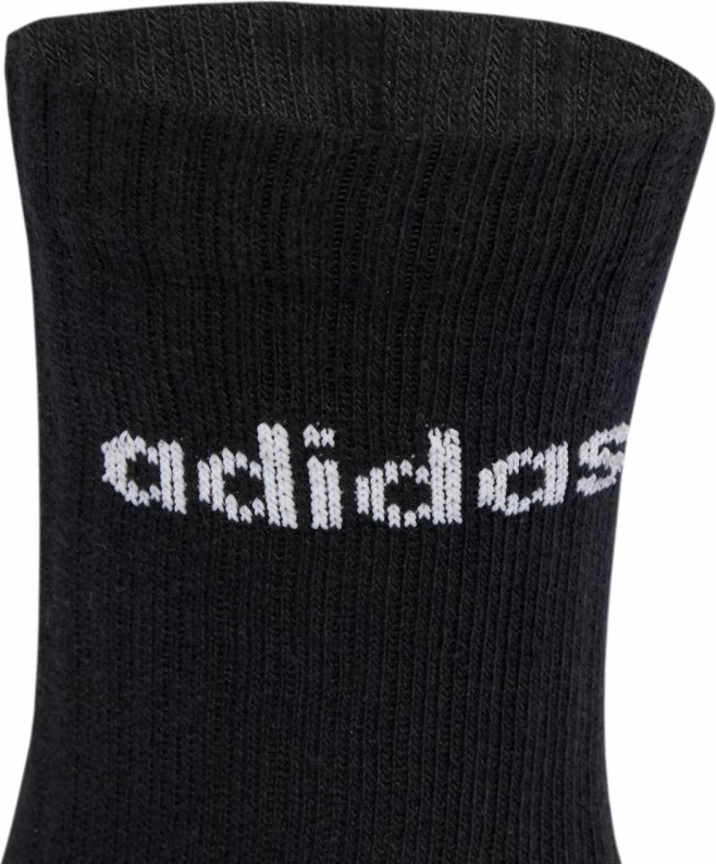 Çorape crew adidas, të zeza [Madhësia: 37 - 39]